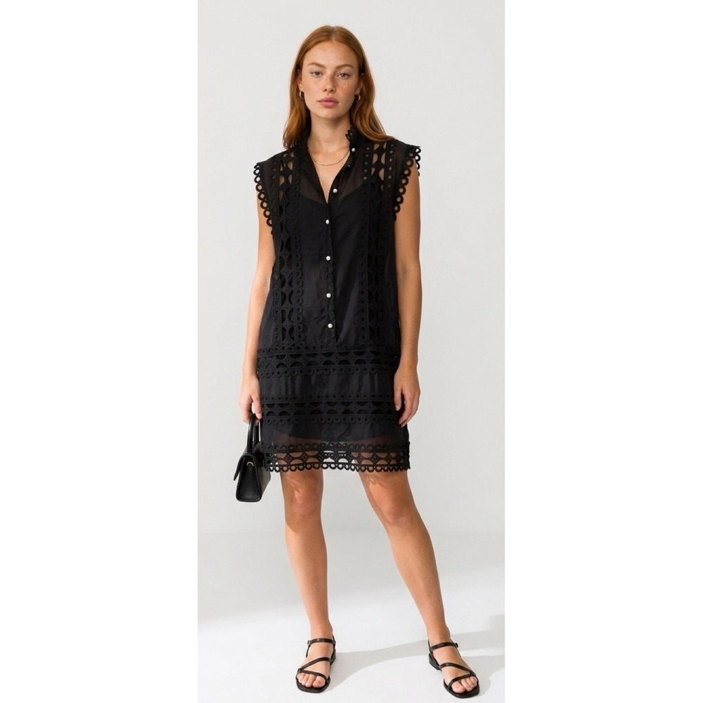 (b23/8)CAMELLIA By Affection Black Summer Dress Size M